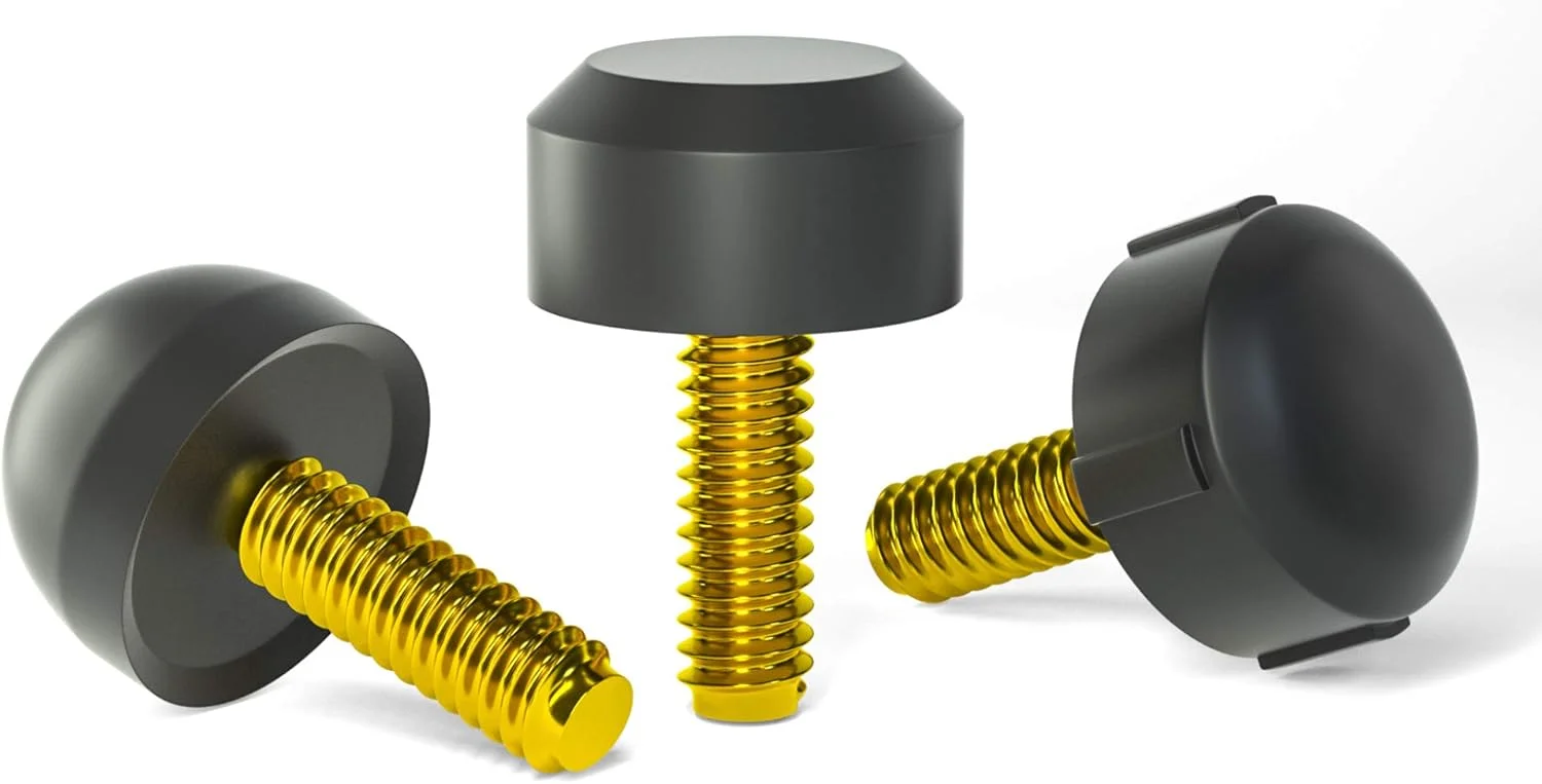 مجموعه ۳ عددی درپوش حذف آنتن مشکی VOFONO سازگار با فورد F150 ۲۰۰۹-۲۰۲۱ | ضد آب، کوتاه و جمع و جور | قطعات و لوازم جانبی پلاگ حذف آنتن