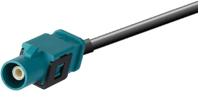 کابل افزایش طول فاکرا Z نری به SMB مادگی زاویه راست Vecys، طول 30 سانتی متر، کابل RG174، آداپتور آنتن فاکرا Z نری به SMB مادگی زاویه راست برای آنتن های DAB + FM و GPS