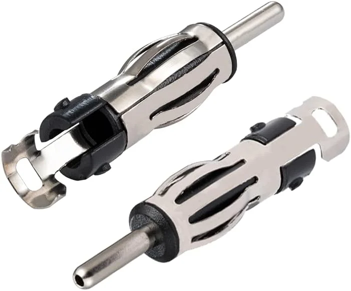 Vecys اتصال دهنده DIN برای لحیم کاری RG174 RG58 آنتن رادیو ماشین FM/AM آداپتور DIN فانوسی 3 عددی برای کابل RG58 RG174 رادیو دیجیتال DAB + FM/AM