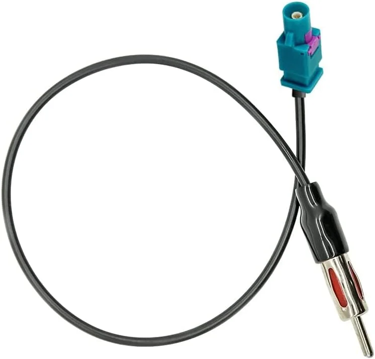 کابل تبدیل فاکرا به DIN، آداپتور فاکرا Z برای رادیو خودرو، تلویزیون، DAB + GPS، فیش فاکرا به DIN، کابل فاکرا RG174 به طول 30 سانتی متر برای آنتن رادیو FM/AM