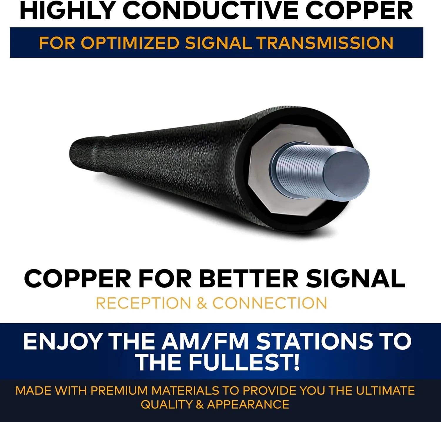 میله آنتن 7 اینچی مشکی TN TrunkNets Inc برای نیسان جوک 2011-2017