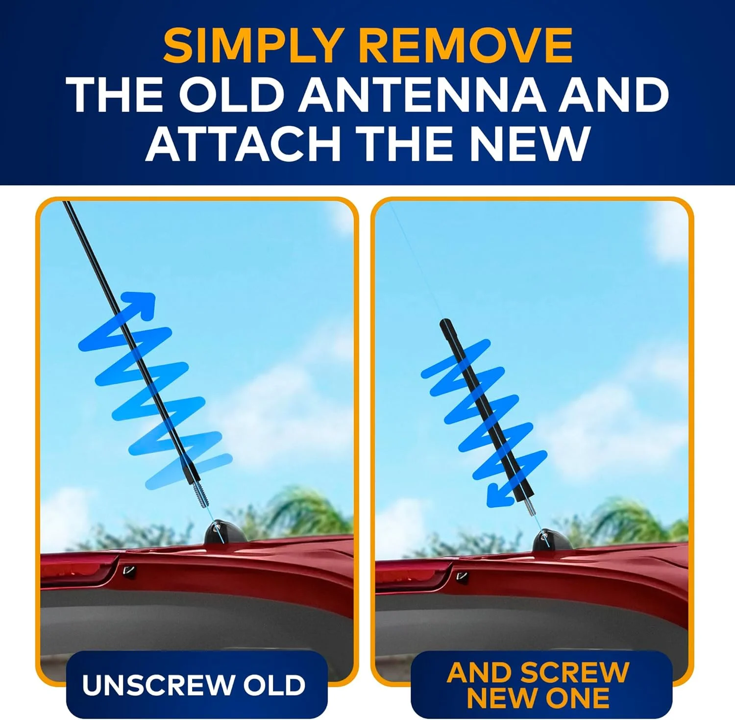 میله آنتن 7 اینچی مشکی TN TrunkNets Inc برای نیسان جوک 2011-2017