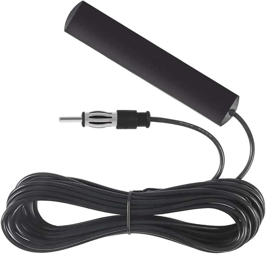 آنتن رادیو جهانی استریو خودرو AM FM، آنتن پچ چسبی شیشه جلو مخفی برای خودرو، کامیون، SUV، استریو خودرو در داشبورد، پخش کننده رسانه CD، گیرنده، پخش کننده صوتی، رادیو HD، تقویت کننده