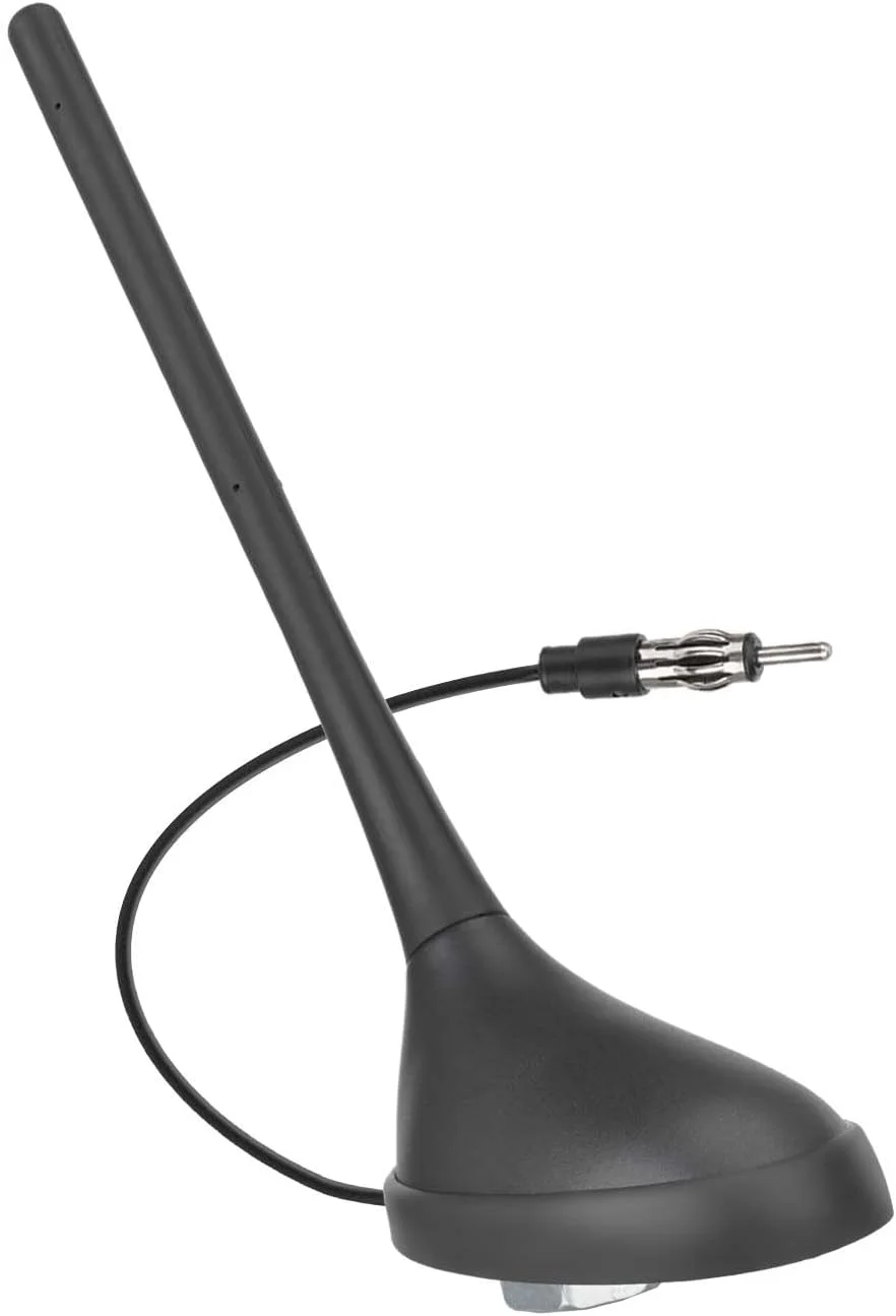 آنتن رادیویی استریو FM AM جهانی خودرو SZSAUTO با کانکتور DIN نر برای خودرو، کامیون، SUV، گیرنده استریو رادیویی دریایی، واحد اصلی رسانه