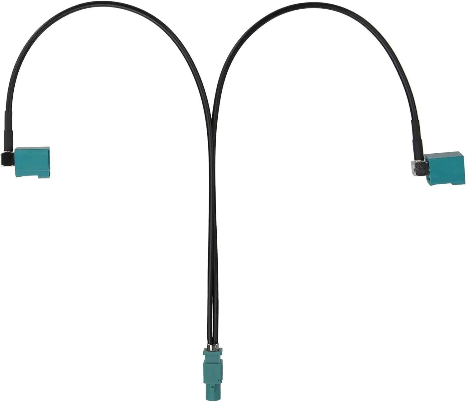 کابل تبدیل آنتن خودرو SZSAUTO Fakra Y، فاکرا Z نری به دو فاکرا Z مادگی، آداپتور آنتن رادیو FM AM برای خودرو، کامیون، SUV، استریو رادیویی