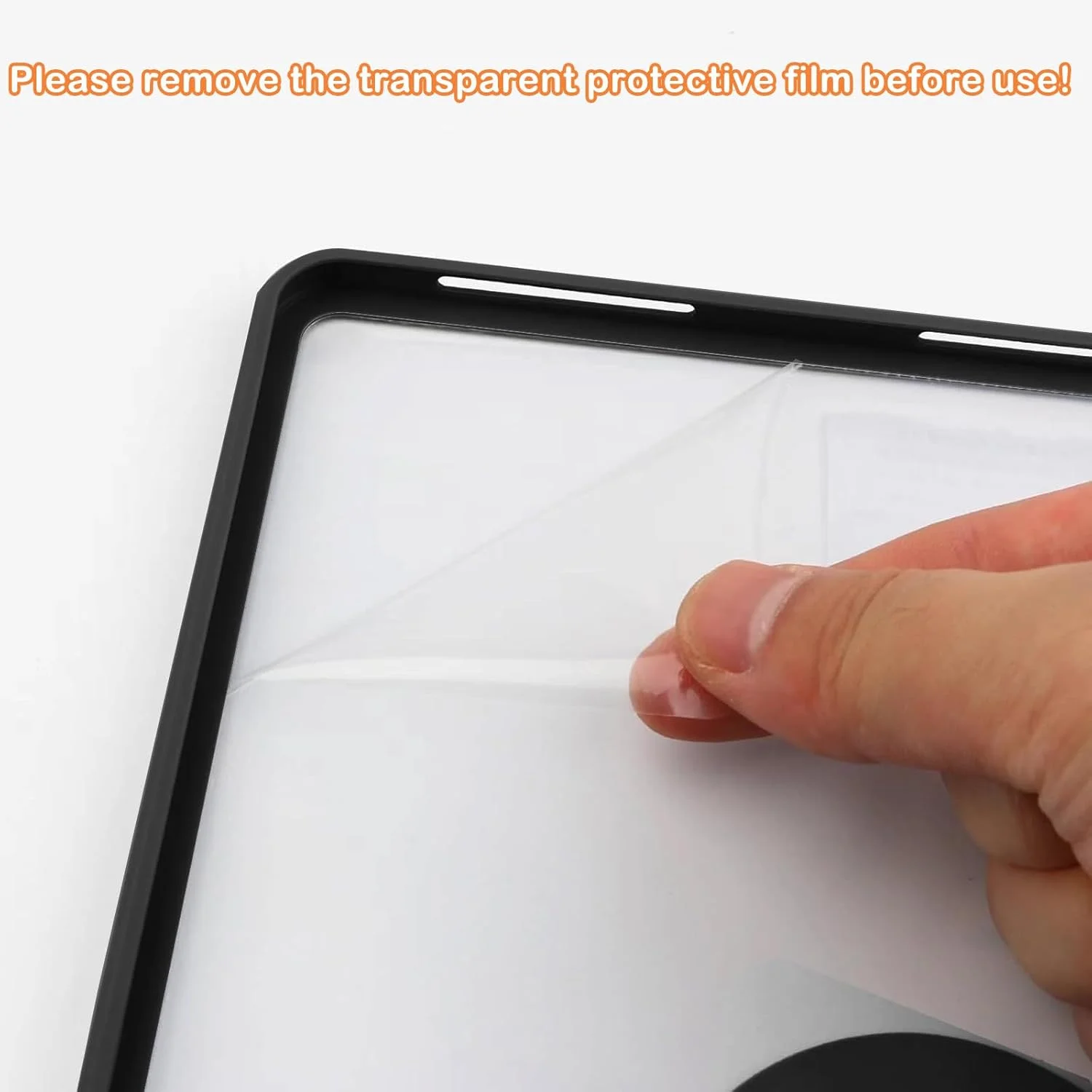 کیف چرخشی A-BEAUTY سازگار با شیائومی پد 7 اولترا 14 اینچ 2025 با جای قلم، کاور ضد ضربه با چرخش 360 درجه و پشت شفاف، حالت بیدار/خواب خودکار، مشکی