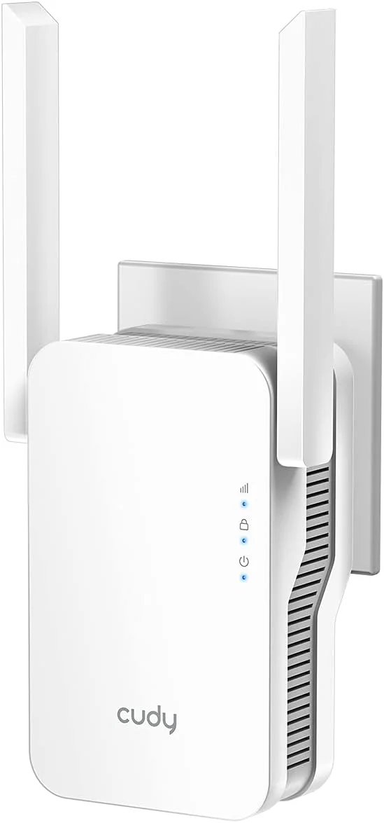 تقویت کننده اینترنت Cudy New AX1800 Mesh WiFi 6، پوشش دهی تا 185 متر مربع و 30 دستگاه، تقویت کننده دو بانده تا سرعت 1.8 گیگابیت بر ثانیه، حالت AP، پورت گیگابیتی، RE1800
