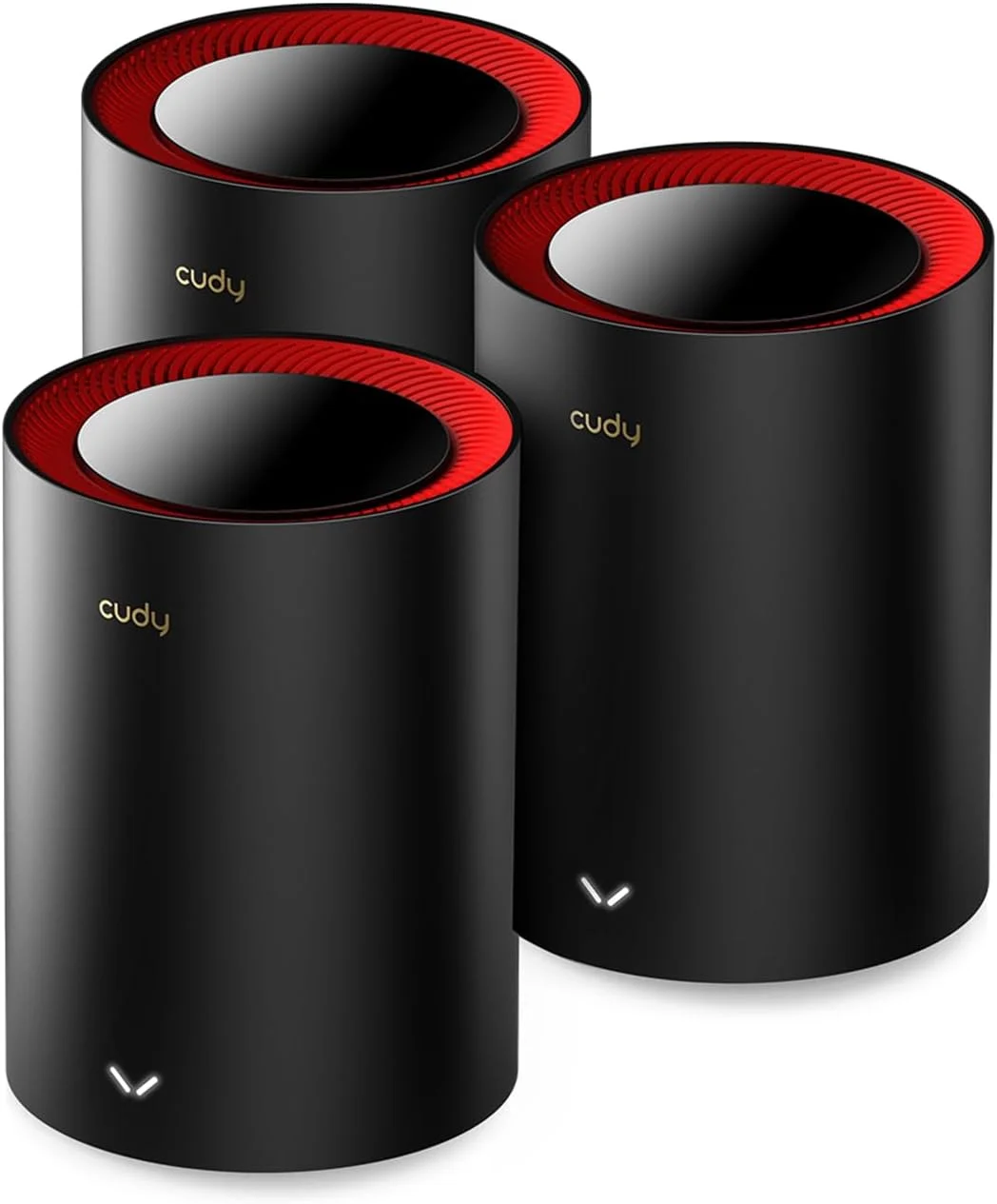 سیستم مش وای فای 6 Cudy AX3000 2.5G برای کل خانه، پوشش تا 650 متر مربع، WAN 2.5G، بک هول اترنت، Wireguard، OpenVPN، Zerotier، Cloudflare، DDNS، نسخه 2023 مدل M3000 بسته 3 عددی