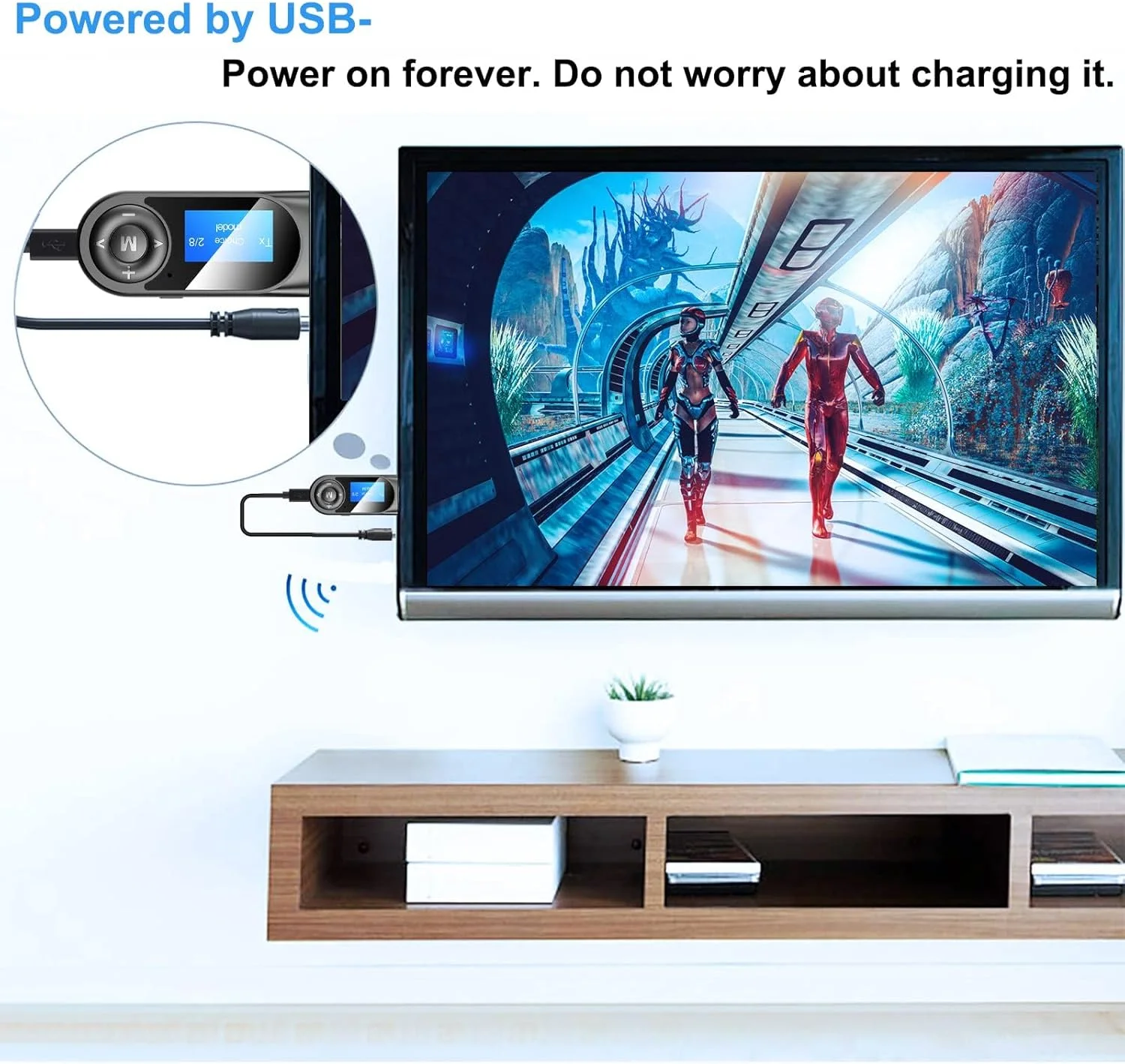 فرستنده و گیرنده بلوتوث TERRIFI با صفحه نمایش LCD، فرستنده صوتی بلوتوث 5.0 USB با جک 3.5 میلی متری، آداپتور بلوتوث کوچک قابل حمل، تأخیر کم، برای تلویزیون، استریو، ماشین، هدفون، بلندگو، کامپیوتر فرستنده و گیرنده بلوتوث TERRIFI با صفحه نمایش LCD، فرستنده صوتی بلوتوث 5.0 USB با جک 3.5 میلی متری، آداپتور بلوتوث کوچک قابل حمل، تأخیر کم، برای تلویزیون، استریو، ماشین، هدفون، بلندگو، کامپیوتر