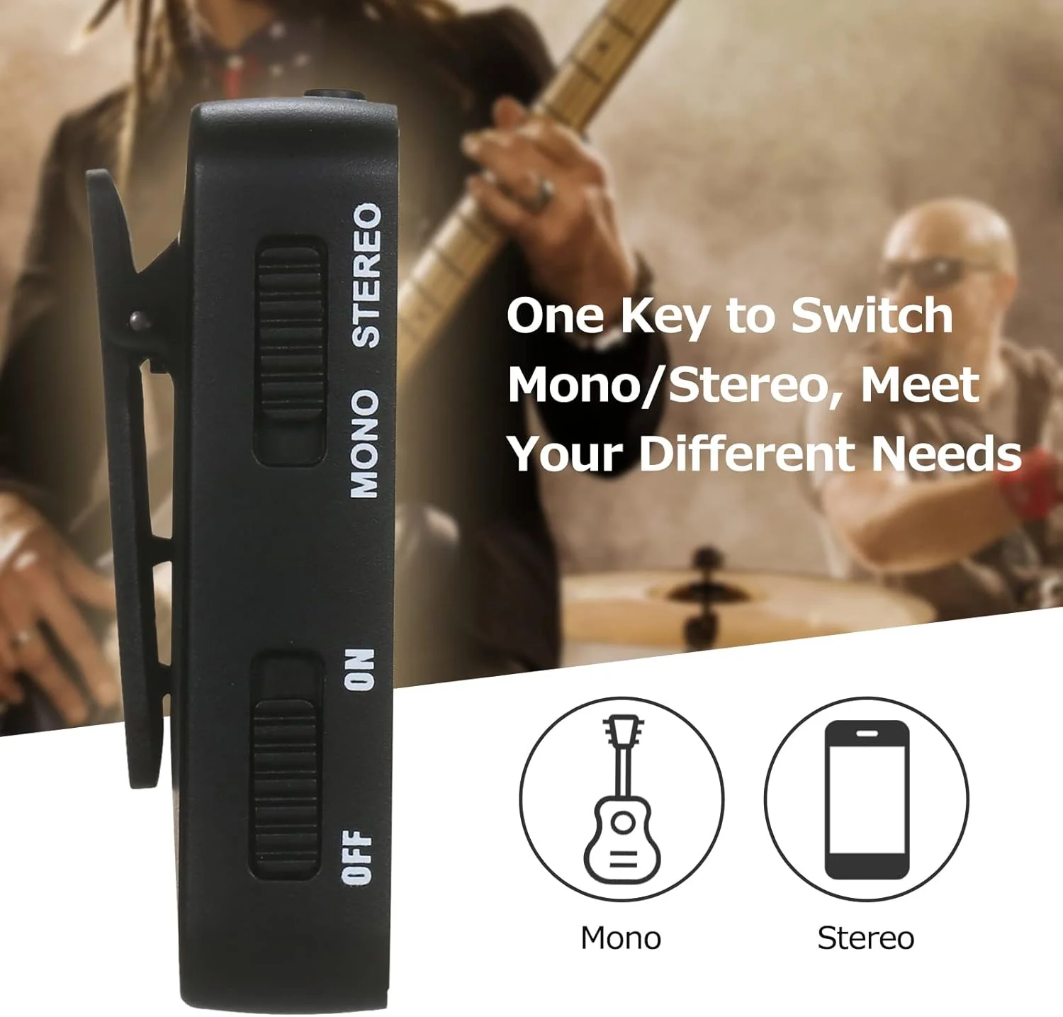 سیستم صوتی بیسیم OUNA، WP-10 2.4GHz سیستم انتقال مانیتور هدفون بیسیم فرستنده و گیرنده قابل شارژ سیستم صوتی بیسیم OUNA، WP-10 2.4GHz سیستم انتقال مانیتور هدفون بیسیم فرستنده و گیرنده قابل شارژ