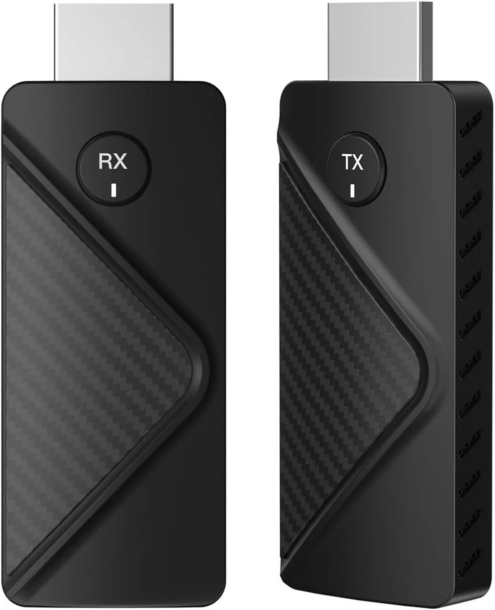 فرستنده و گیرنده HDMI بیسیم، توسعه دهنده برای پخش ویدیو و صدا از لپتاپ/رایانه شخصی به مانیتور پروژکتور تلویزیون، دانگل HDMI فرستنده و گیرنده HDMI بیسیم، توسعه دهنده برای پخش ویدیو و صدا از لپتاپ/رایانه شخصی به مانیتور پروژکتور تلویزیون، دانگل HDMI