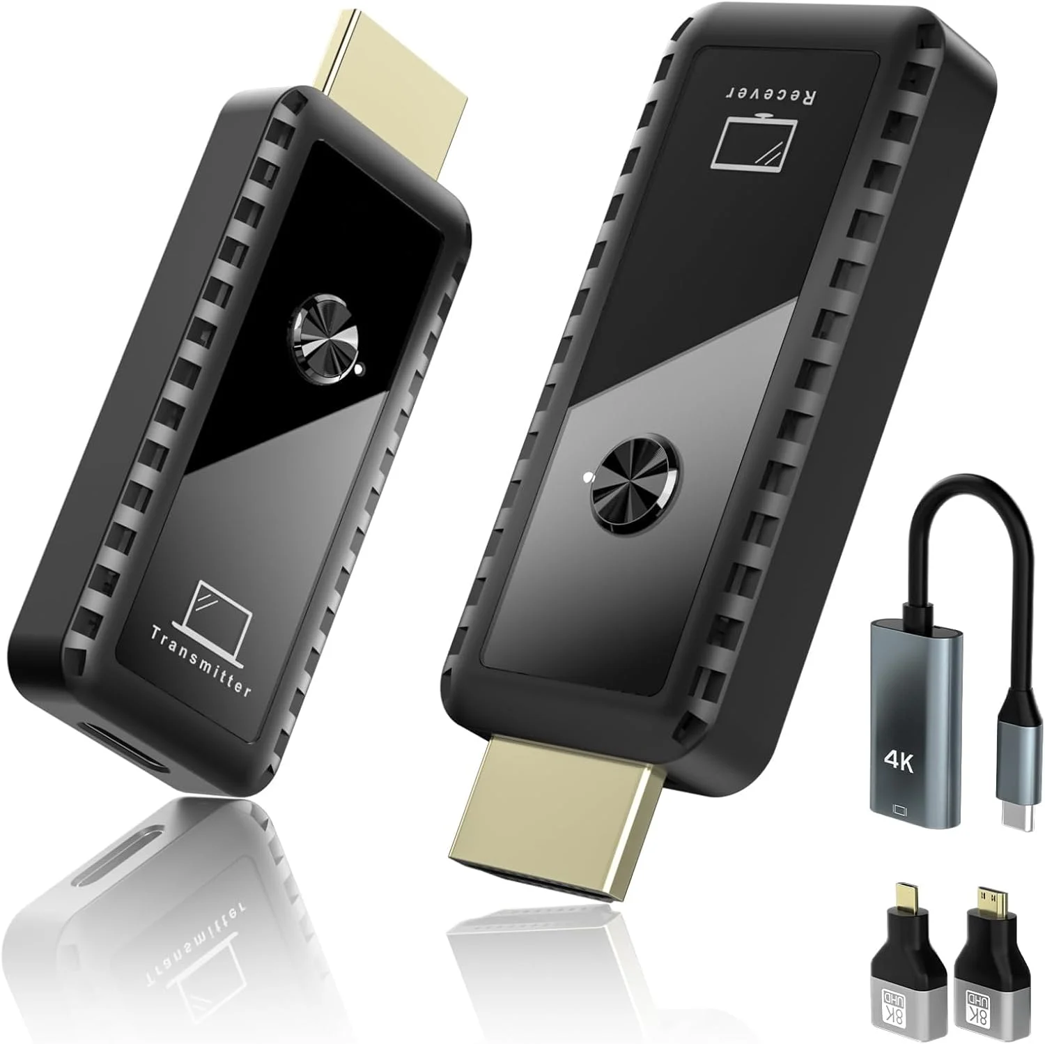 فرستنده و گیرنده HDMI بیسیم، 100 متر، کیت توسعه دهنده HDMI بیسیم، Plug & Play، پشتیبانی از رمزگشایی 4K 2.4/5G برای پخش ویدئو و صدا به مانیتور از لپتاپ/رایانه شخصی/جعبه تلویزیون/پروژکتور فرستنده و گیرنده HDMI بیسیم، 100 متر، کیت توسعه دهنده HDMI بیسیم، Plug & Play، پشتیبانی از رمزگشایی 4K 2.4/5G برای پخش ویدئو و صدا به مانیتور از لپتاپ/رایانه شخصی/جعبه تلویزیون/پروژکتور