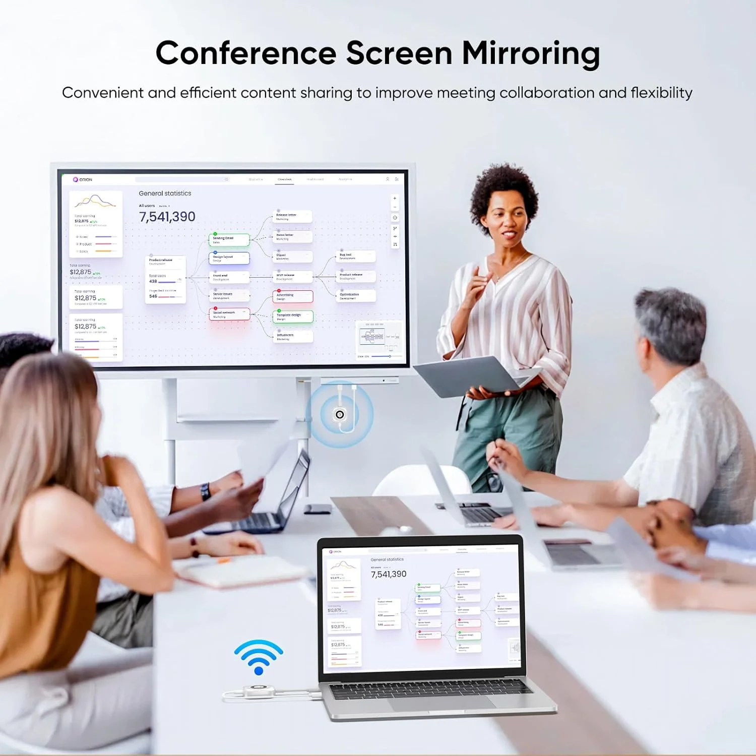 فرستنده و گیرنده HDMI بی سیم، رمزگشایی 4K خروجی 4K، اتصال و پخش 2.4G/5G، برای پخش ویدئو/صوتی/فایل ها، همگام سازی صدا، آداپتور USB-C به HDMI، بدون نیاز به برنامه/بلوتوث/WiFi فرستنده و گیرنده HDMI بی سیم، رمزگشایی 4K خروجی 4K، اتصال و پخش 2.4G/5G، برای پخش ویدئو/صوتی/فایل ها، همگام سازی صدا، آداپتور USB-C به HDMI، بدون نیاز به برنامه/بلوتوث/WiFi