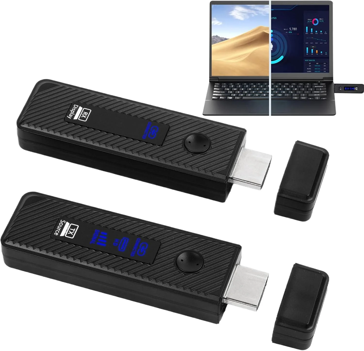 فرستنده و گیرنده بی سیم | فرستنده صوتی و تصویری Plug & Play - سیستم انتقال پشتیبانی همه کاره از نمایشگر پروژکتور، دستگاه های لپ تاپ، کامپیوتر و مانیتور فرستنده و گیرنده بی سیم | فرستنده صوتی و تصویری Plug & Play - سیستم انتقال پشتیبانی همه کاره از نمایشگر پروژکتور، دستگاه های لپ تاپ، کامپیوتر و مانیتور