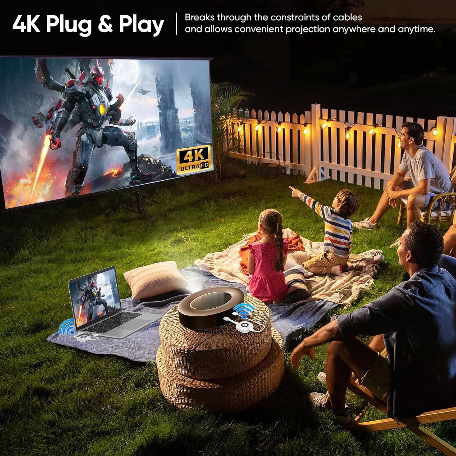 فرستنده و گیرنده HDMI بی سیم، رمزگشایی 4K خروجی 4K، اتصال و پخش 2.4G/5G، برای پخش ویدئو/صوتی/فایل ها، همگام سازی صدا، آداپتور USB-C به HDMI، بدون نیاز به برنامه/بلوتوث/WiFi فرستنده و گیرنده HDMI بی سیم، رمزگشایی 4K خروجی 4K، اتصال و پخش 2.4G/5G، برای پخش ویدئو/صوتی/فایل ها، همگام سازی صدا، آداپتور USB-C به HDMI، بدون نیاز به برنامه/بلوتوث/WiFi