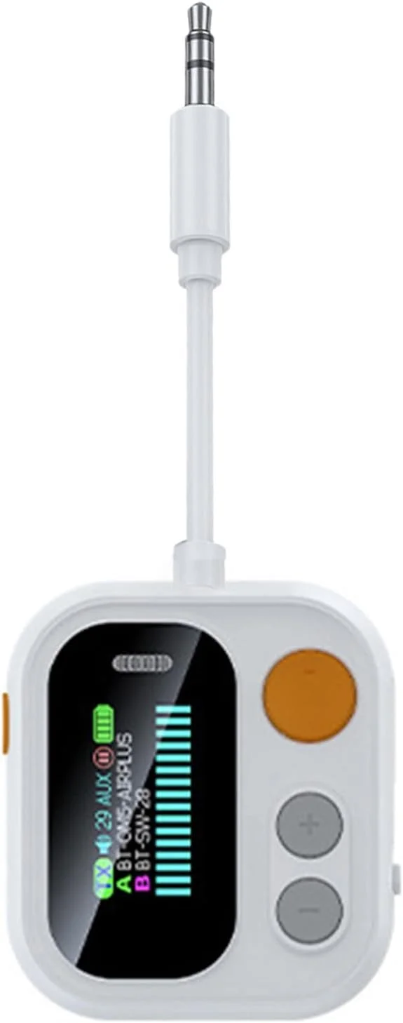 فرستنده گیرنده صوتی بی سیم، فرستنده بی سیم برای تلفن ها، گیرنده صوتی قابل حمل با صفحه نمایش رنگی برای تلفن های همراه، کامپیوترها، تبلت ها، تلویزیون ها، دوستداران موسیقی، خودروها فرستنده گیرنده صوتی بی سیم، فرستنده بی سیم برای تلفن ها، گیرنده صوتی قابل حمل با صفحه نمایش رنگی برای تلفن های همراه، کامپیوترها، تبلت ها، تلویزیون ها، دوستداران موسیقی، خودروها