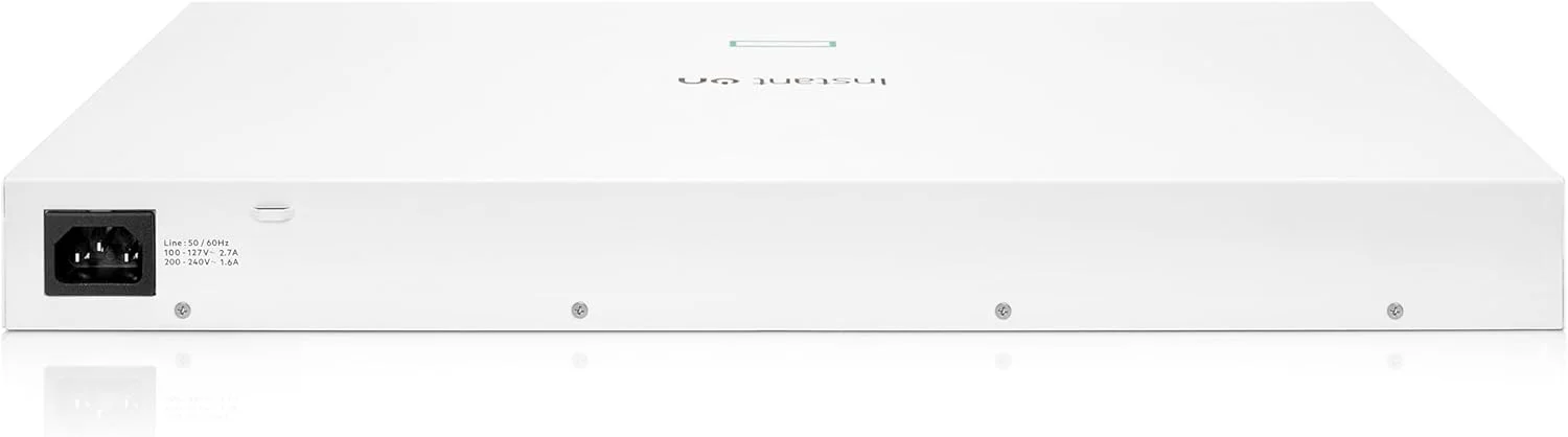سوئیچ شبکه HPE Instant On سری 1830 با 24 پورت گیگابیتی، مدیریت هوشمند لایه 2 اترنت با PoE | 24x 1G | 2X SFP | 12x CL4 PoE (195W) | بدون فن | سیم برق US (JL813A#ABA) سوئیچ شبکه HPE Instant On سری 1830 با 24 پورت گیگابیتی، مدیریت هوشمند لایه 2 اترنت با PoE | 24x 1G | 2X SFP | 12x CL4 PoE (195W) | بدون فن | سیم برق US (JL813A#ABA)