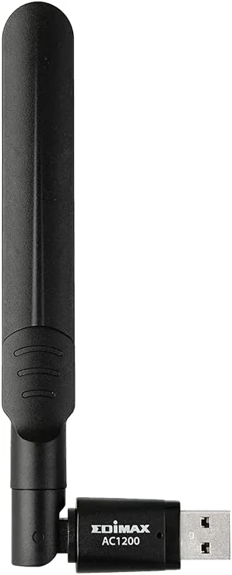آداپتور دو بانده بی سیم Edimax Wi-Fi 5, 802.11ac AC1200 برای کامپیوتر با MU-MIMO، 867 مگابیت بر ثانیه (5 گیگاهرتز) + 300 مگابیت بر ثانیه (2.4 گیگاهرتز) آداپتور USB 3.0 با آنتن قابل تنظیم، سازگار با Win 11، Mac OS، Linux، مدل EW-7822UAD آداپتور دو بانده بی سیم Edimax Wi-Fi 5, 802.11ac AC1200 برای کامپیوتر با MU-MIMO، 867 مگابیت بر ثانیه (5 گیگاهرتز) + 300 مگابیت بر ثانیه (2.4 گیگاهرتز) آداپتور USB 3.0 با آنتن قابل تنظیم، سازگار با Win 11، Mac OS، Linux، مدل EW-7822UAD