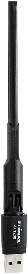 آداپتور دو بانده بی سیم Edimax Wi-Fi 5, 802.11ac AC1200 برای کامپیوتر با MU-MIMO، 867 مگابیت بر ثانیه (5 گیگاهرتز) + 300 مگابیت بر ثانیه (2.4 گیگاهرتز) آداپتور USB 3.0 با آنتن قابل تنظیم، سازگار با Win 11، Mac OS، Linux، مدل EW-7822UAD آداپتور دو بانده بی سیم Edimax Wi-Fi 5, 802.11ac AC1200 برای کامپیوتر با MU-MIMO، 867 مگابیت بر ثانیه (5 گیگاهرتز) + 300 مگابیت بر ثانیه (2.4 گیگاهرتز) آداپتور USB 3.0 با آنتن قابل تنظیم، سازگار با Win 11، Mac OS، Linux، مدل EW-7822UAD