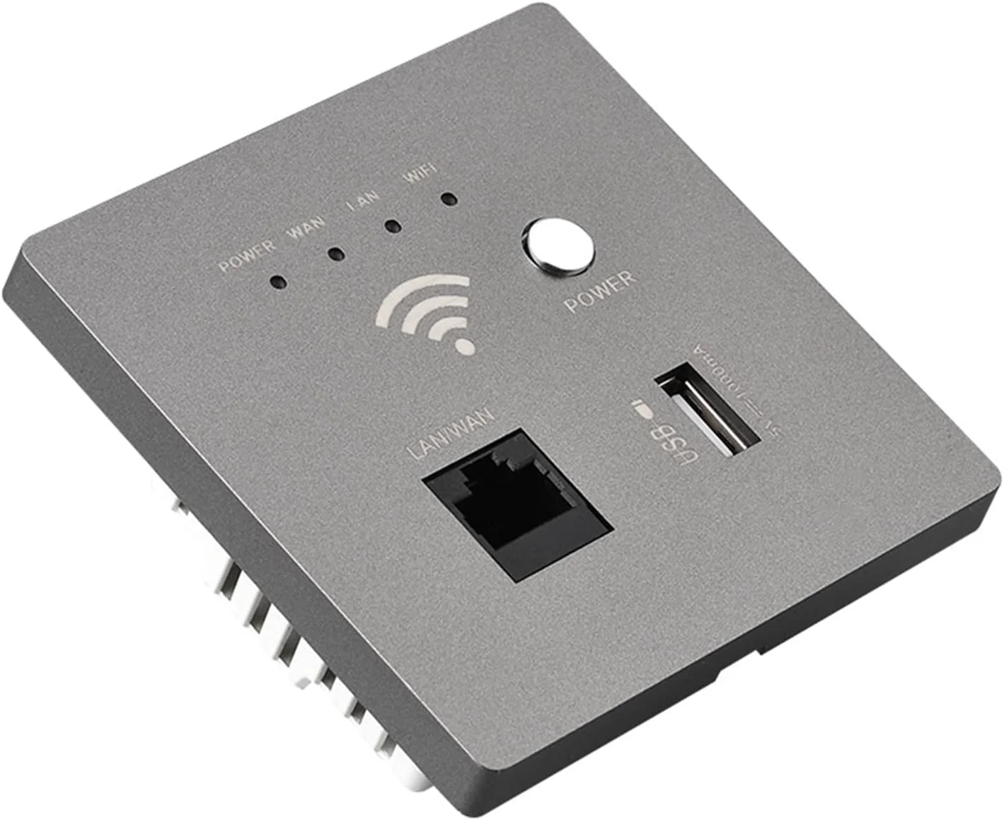روتر وای فای بی سیم دیواری Morelian 300M AP، پریز شارژ USB، روتر AP وای فای دیواری با رمزگذاری WPS