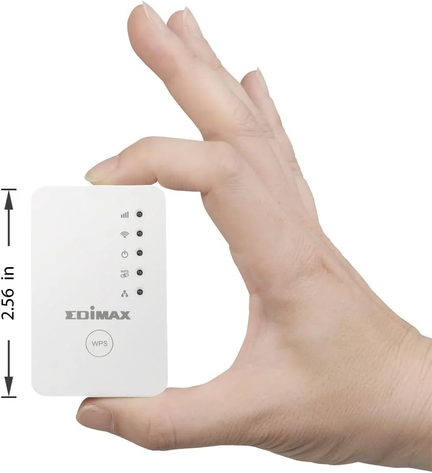 تقویت کننده وای فای بی سیم N300 یونیورسال Edimax EW-7438RPn Mini، تکرار کننده وای فای/نقطه دسترسی/پل بی سیم با پورت اترنت، طراحی جمع و جور پلاگین دیواری تقویت کننده وای فای بی سیم N300 یونیورسال Edimax EW-7438RPn Mini، تکرار کننده وای فای/نقطه دسترسی/پل بی سیم با پورت اترنت، طراحی جمع و جور پلاگین دیواری