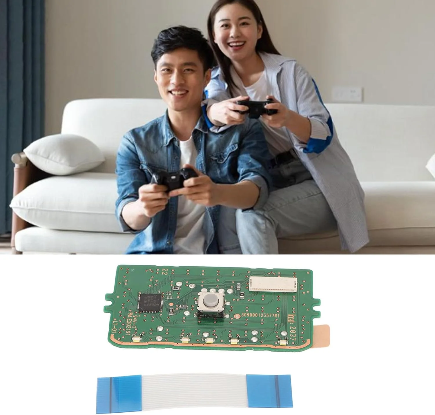 برد تاچ پد کنترلر Yunir، برد اصلی مادربرد IC BDM 010، برد مدار لمسی، به همراه کابل اتصال، برای کنترلر (بزرگ)