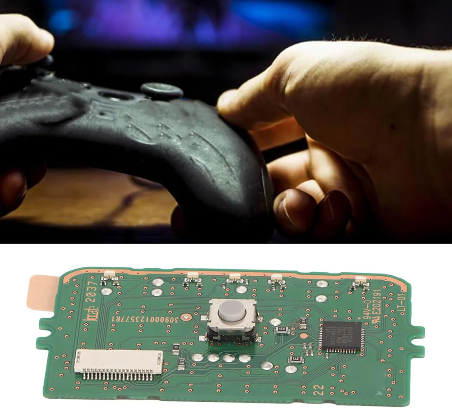 برد تاچ پد کنترلر Yunir، برد اصلی مادربرد IC BDM 010، برد مدار لمسی، به همراه کابل اتصال، برای کنترلر (بزرگ)