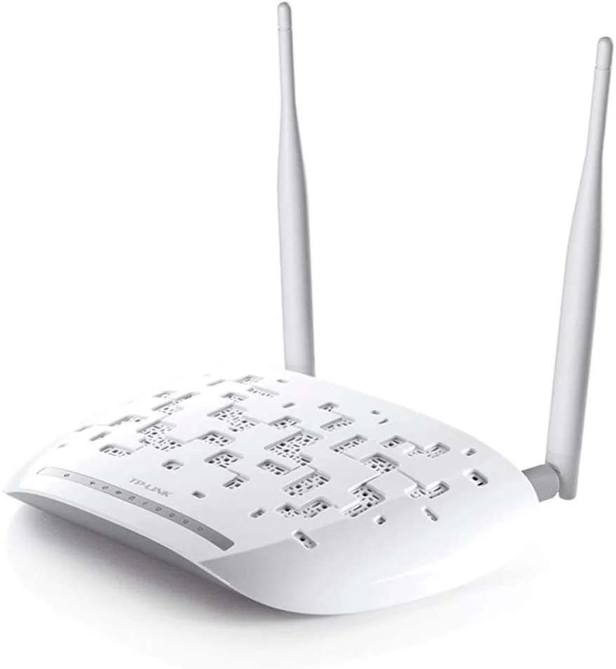 مودم روتر بی‌سیم VDSL/ADSL تی‌پی‌لینک 300 مگابیت بر ثانیه مدل TD-W9970 با پشتیبانی از حالت مودم تنها، دارای 1 پورت USB 2.0 و دوشاخه UK