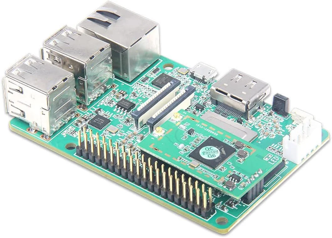 برد توسعه کامپیوتر تک بردی اندروید Geniatech XPI-3288، پردازنده چهار هسته ای Rockchip RK3288، رم 2 گیگابایتی، حافظه فلش 16 گیگابایتی EMMC