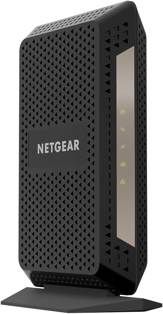 مودم کابلی گیگابیتی NETGEAR DOCSIS 3.1. حداکثر سرعت دانلود 6.0 گیگابیت بر ثانیه، برای XFINITY توسط Comcast، Spectrum و سازگار با سرعت گیگ از Xfinity (CM1000)