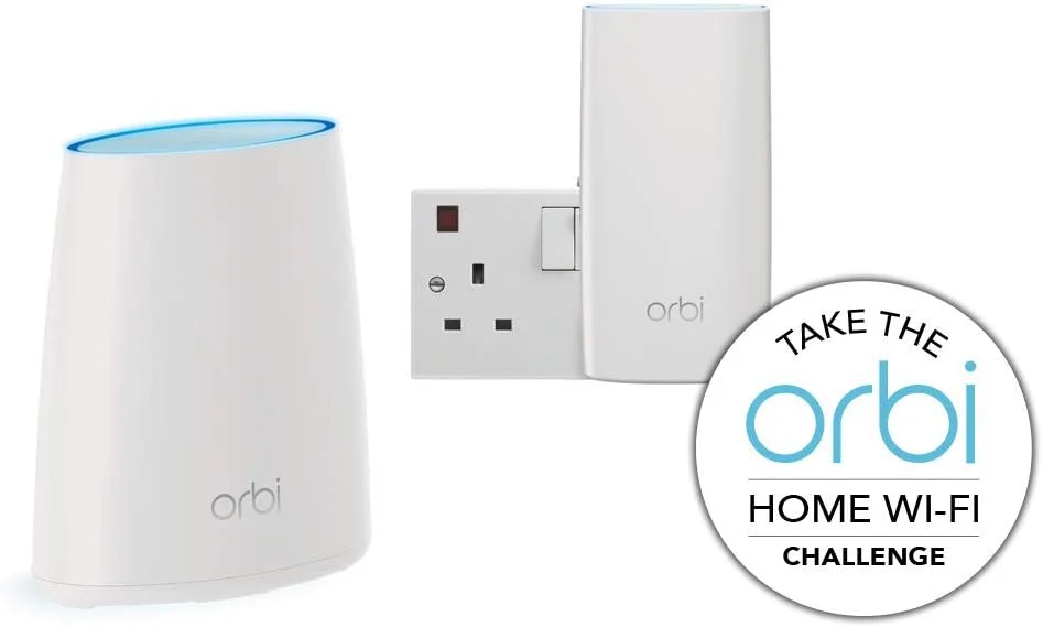 سیستم وای فای مش خانگی Netgear Ng-Rbk30-100UKs Rbk30 Orbi (روتر و ماهواره)، پوشش تا 280 متر مربع، سه بانده Ac2200 (2.2 گیگابیت بر ثانیه) - کنترل والدین Circle و سازگار با الکسا سیستم وای فای مش خانگی Netgear Ng-Rbk30-100UKs Rbk30 Orbi (روتر و ماهواره)، پوشش تا 280 متر مربع، سه بانده Ac2200 (2.2 گیگابیت بر ثانیه) - کنترل والدین Circle و سازگار با الکسا