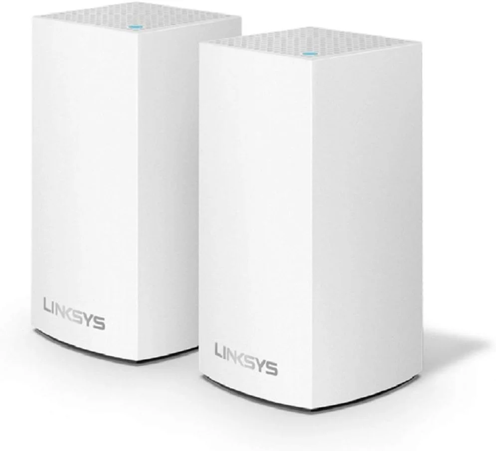 سیستم وای فای مش خانگی Linksys Velop، پوشش 280 متر مربع، پشتیبانی از 20+ دستگاه، سرعت تا (AC1300) 1.3 گیگابیت بر ثانیه - WHW0102