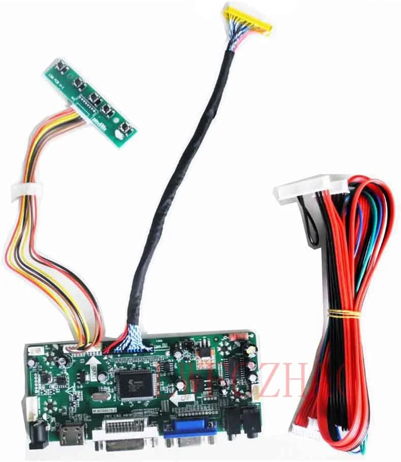 کیت جدید مانیتور برای LM240WU2-SLB3 LM240WU2(SL)(B3) LM240WU2-SLB4 24 اینچ HDMI+DVI+VGA LCD LED کنترلر صفحه نمایش (کیت کامل برد)