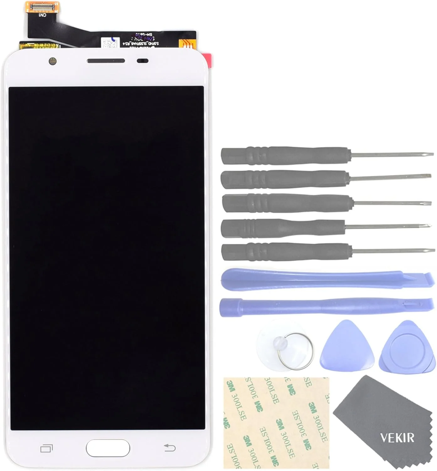 تعویض صفحه نمایش لمسی گوشی سامسونگ گلکسی J7 Prime (2016) مدل G610 G610F G610M G610Y (سفید)