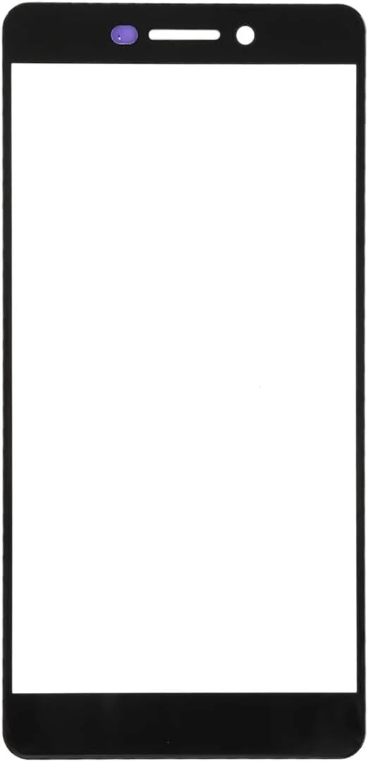 شیشه لنز بیرونی صفحه نمایش جلویی برای نوکیا 6 2018/6.1 SCTA-1043 TA-1045 TA-1050 TA-1054 TA-1068 (مشکی)