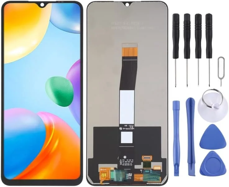 صفحه نمایش ال سی دی TFT برای شیائومی Redmi 10C/Redmi 10 India/Poco C40 همراه با مجموعه کامل دیجیتایزر