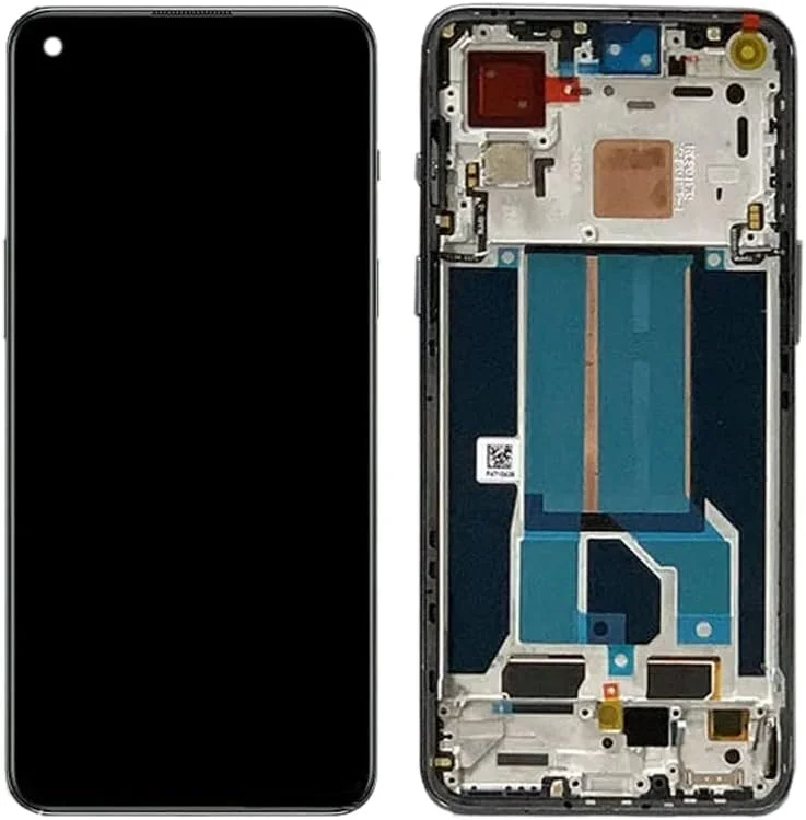 صفحه نمایش AMOLED LCD برای OnePlus Nord 2T CPH2399 CPH2401 به همراه تاچ و فریم (مشکی)