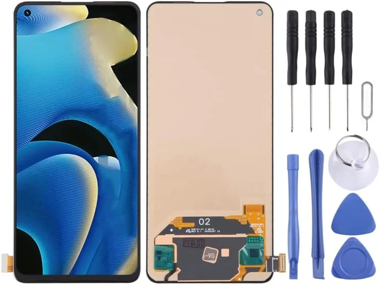 مجموعه کامل ال سی دی و دیجیتایزر صفحه نمایش ال سی دی برای قطعات جایگزین گوشی OPPO A93s PFGM00