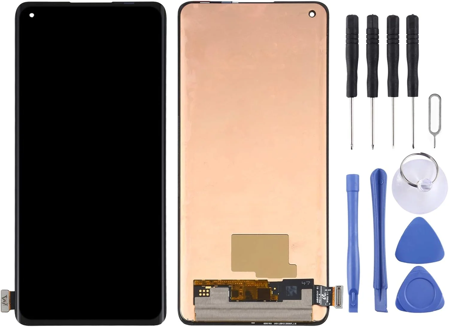 صفحه نمایش ال سی دی AMOLED مدل CHENYAN برای گوشی OPPO Reno 3 Pro 5G / Find X2 Neo CPH2009 به همراه مجموعه کامل دیجیتایزر