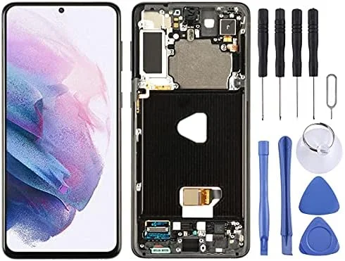 مجموعه کامل صفحه نمایش ال سی دی و دیجیتایزر با فریم برای گلکسی S21+ 5G SM-G996