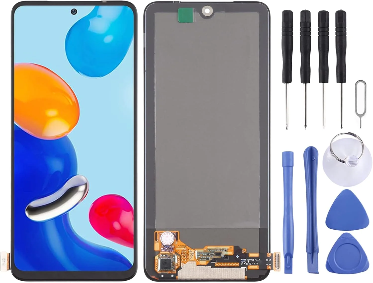 مجموعه کامل صفحه نمایش ال سی دی و دیجیتایزر شیائومی ردمی نوت 11 4G / ردمی نوت 11S 4G / پوکو M4 پرو