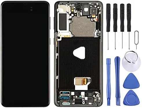 مجموعه کامل صفحه نمایش ال سی دی و دیجیتایزر با فریم برای گلکسی S21+ 5G SM-G996