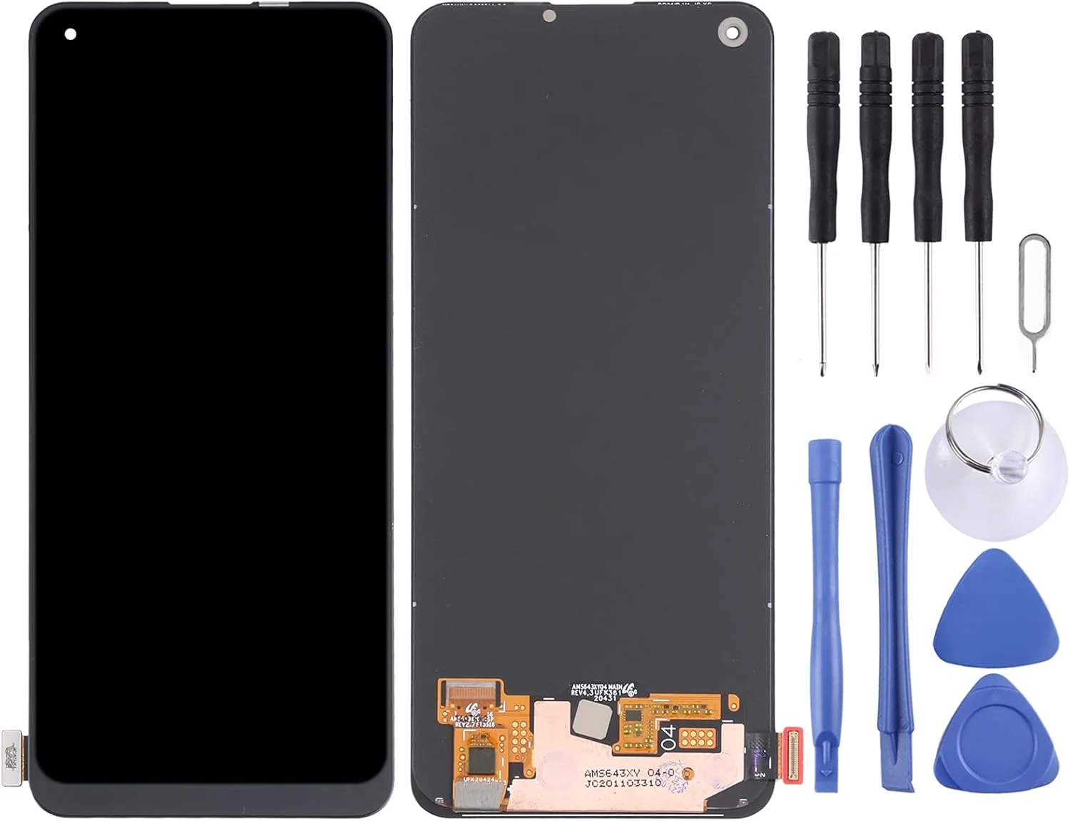 مجموعه کامل صفحه نمایش LCD و دیجیتایزر برای OPPO Realme 8 Pro