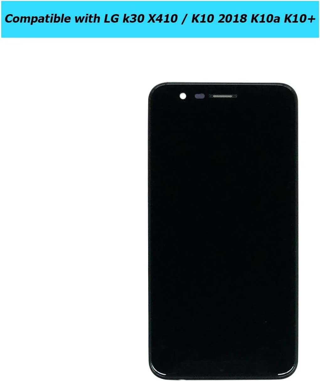 صفحه نمایش جایگزین Upplus سازگار با LG k30 X410 / K10 2018 K10a K10+ / K11 Prime 2018 / Phoenix Plus X410AS / Premier Pro L413DL / X410CS Harmony 2 / K30 Xfinity Mobile به همراه ابزار