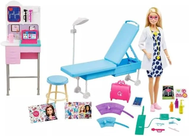 عروسک باربی (مجموعه بازی عروسک دکتر پزشکی لوکس)