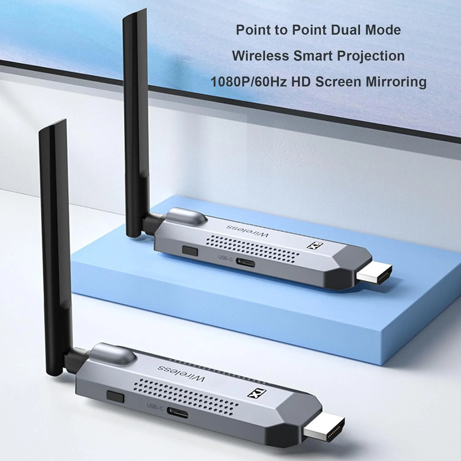 فرستنده و گیرنده چندرسانه‌ای بی‌سیم HD، توسعه‌دهنده بی‌سیم HD 1080P 60 هرتز با انتقال پرسرعت 5G، برای نمایشگرهای صفحه بزرگ