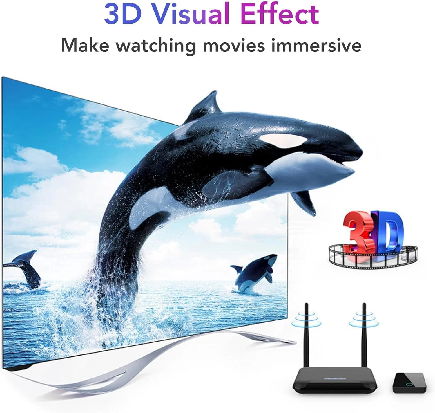 فرستنده و گیرنده بیسیم Zhjvihx توسعه دهنده استریو 4K توسعه دهنده 1080P 60Hz 2160 30Hz 6.75Gbps فرستنده و گیرنده AV برای تلویزیون، AV، دوربین، مانیتور، تا 60 متر فرستنده و گیرنده بیسیم Zhjvihx توسعه دهنده استریو 4K توسعه دهنده 1080P 60Hz 2160 30Hz 6.75Gbps فرستنده و گیرنده AV برای تلویزیون، AV، دوربین، مانیتور، تا 60 متر