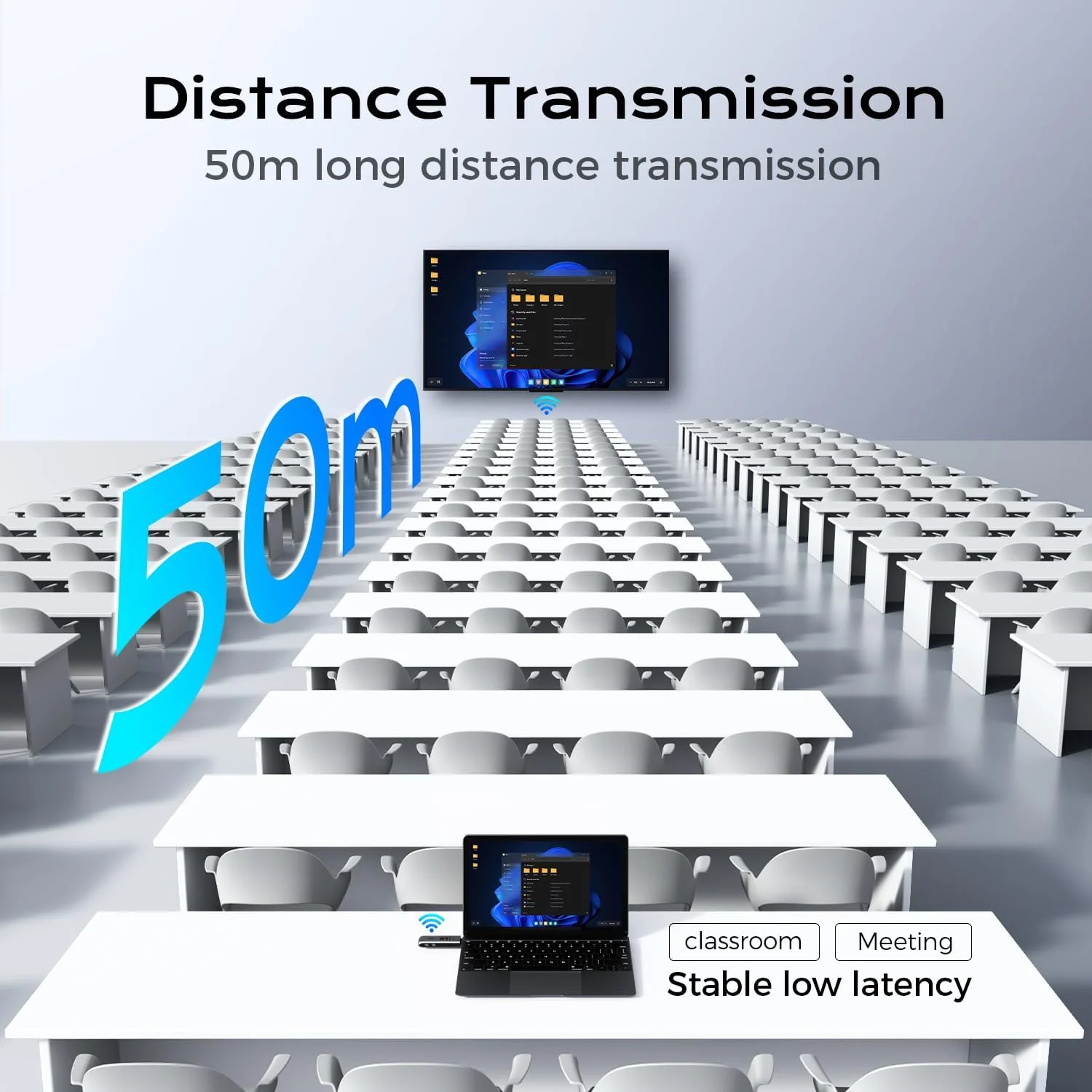 فرستنده و گیرنده HDMI بیسیم YVQ، رمزگشایی 4K، اتصال و پخش 2.4G/5G، بدون نیاز به برنامه/بلوتوث، بدنه فلزی، برای پخش ویدئو و صدا فرستنده و گیرنده HDMI بیسیم YVQ، رمزگشایی 4K، اتصال و پخش 2.4G/5G، بدون نیاز به برنامه/بلوتوث، بدنه فلزی، برای پخش ویدئو و صدا