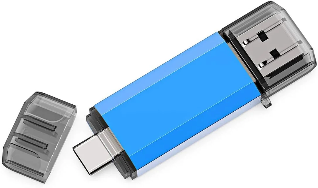 فلش مموری USB C مدل VICFUN، فلش مموری 32 گیگابایتی USB 3.0 و USB C OTG 2 در 1، فلش مموری 32 گیگابایتی برای تلفن های هوشمند، کامپیوتر و دستگاه های USB-C
