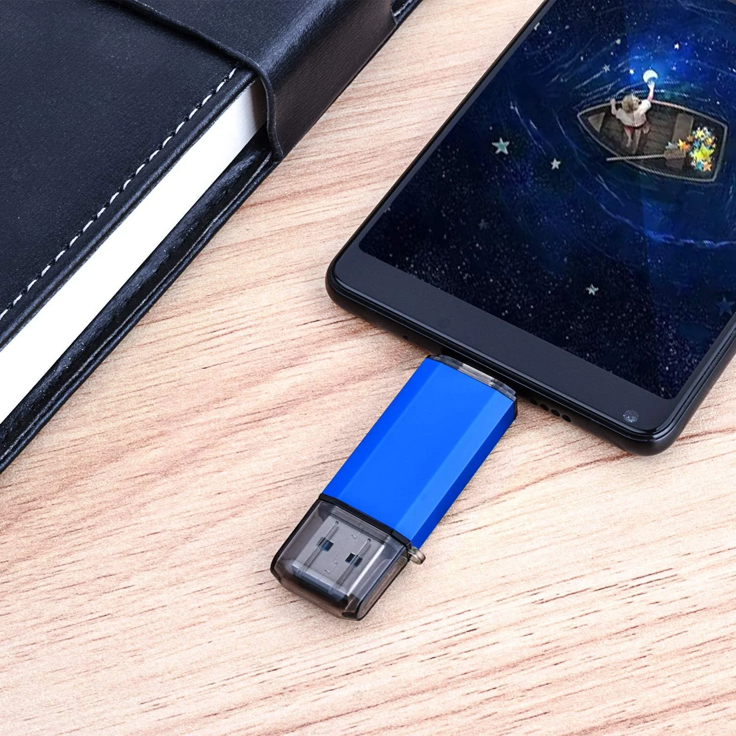 فلش مموری USB C مدل VICFUN، فلش مموری 32 گیگابایتی USB 3.0 و USB C OTG 2 در 1، فلش مموری 32 گیگابایتی برای تلفن های هوشمند، کامپیوتر و دستگاه های USB-C